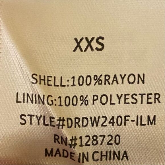 Harper Heritage NWT Mini Wrap Style Dress Womens Size XXS Floral Short Sleeve - Picture 7 of 8